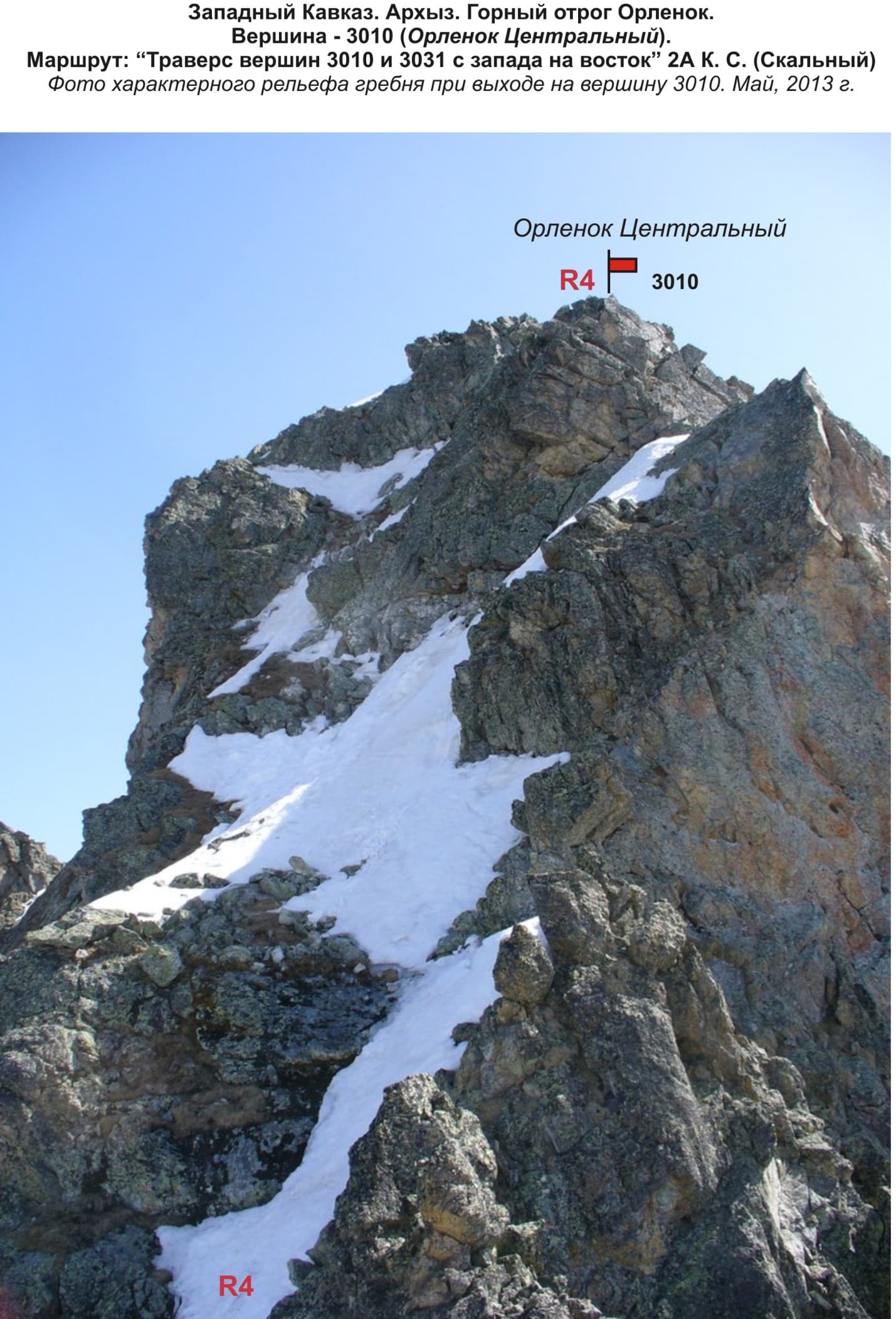 Выход на вершину 3010