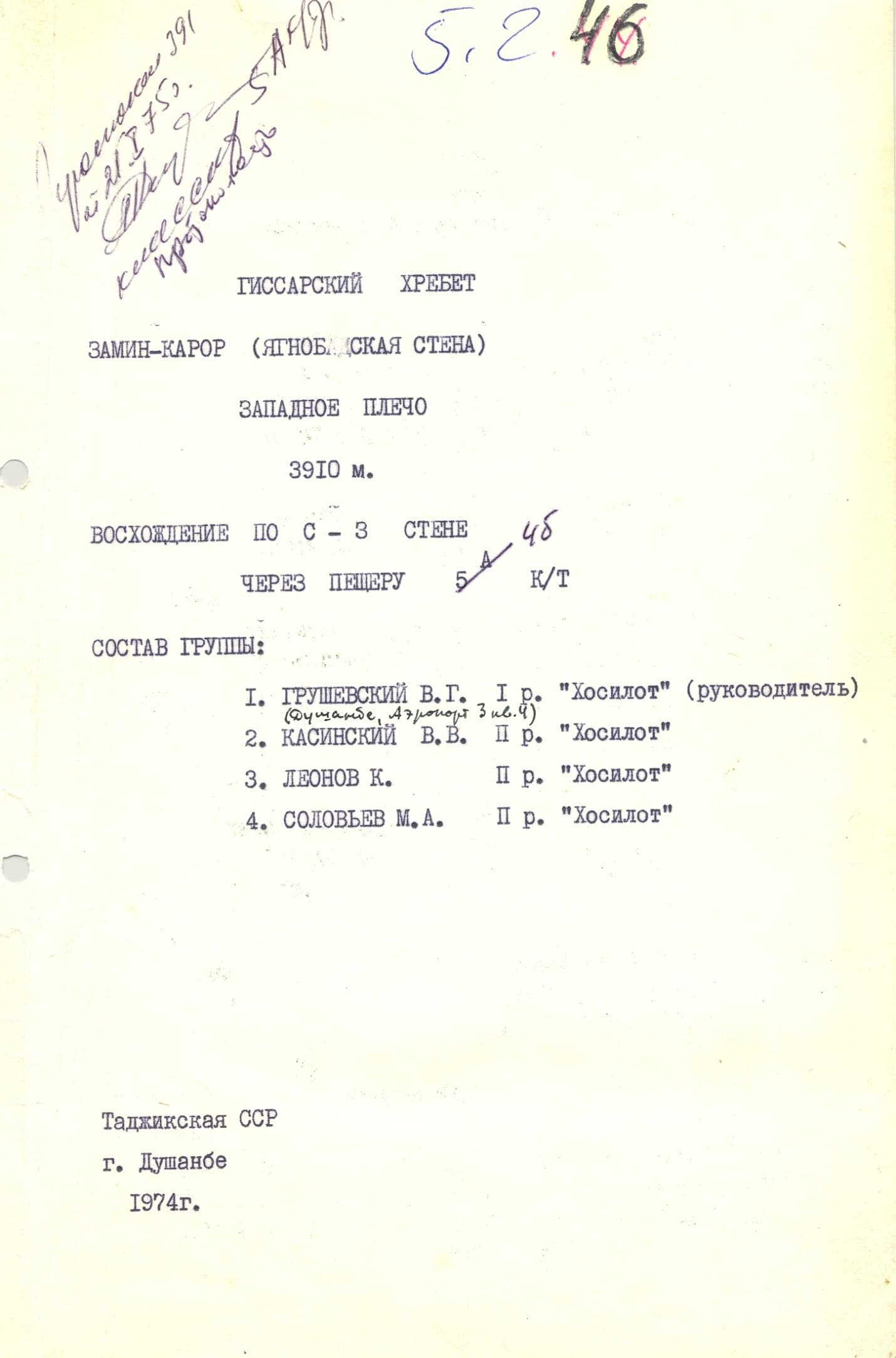 D:\Ягноб\46 Замин-Карор (З плечо) 4Б (СЗ стене через пещеру) 01.jpg