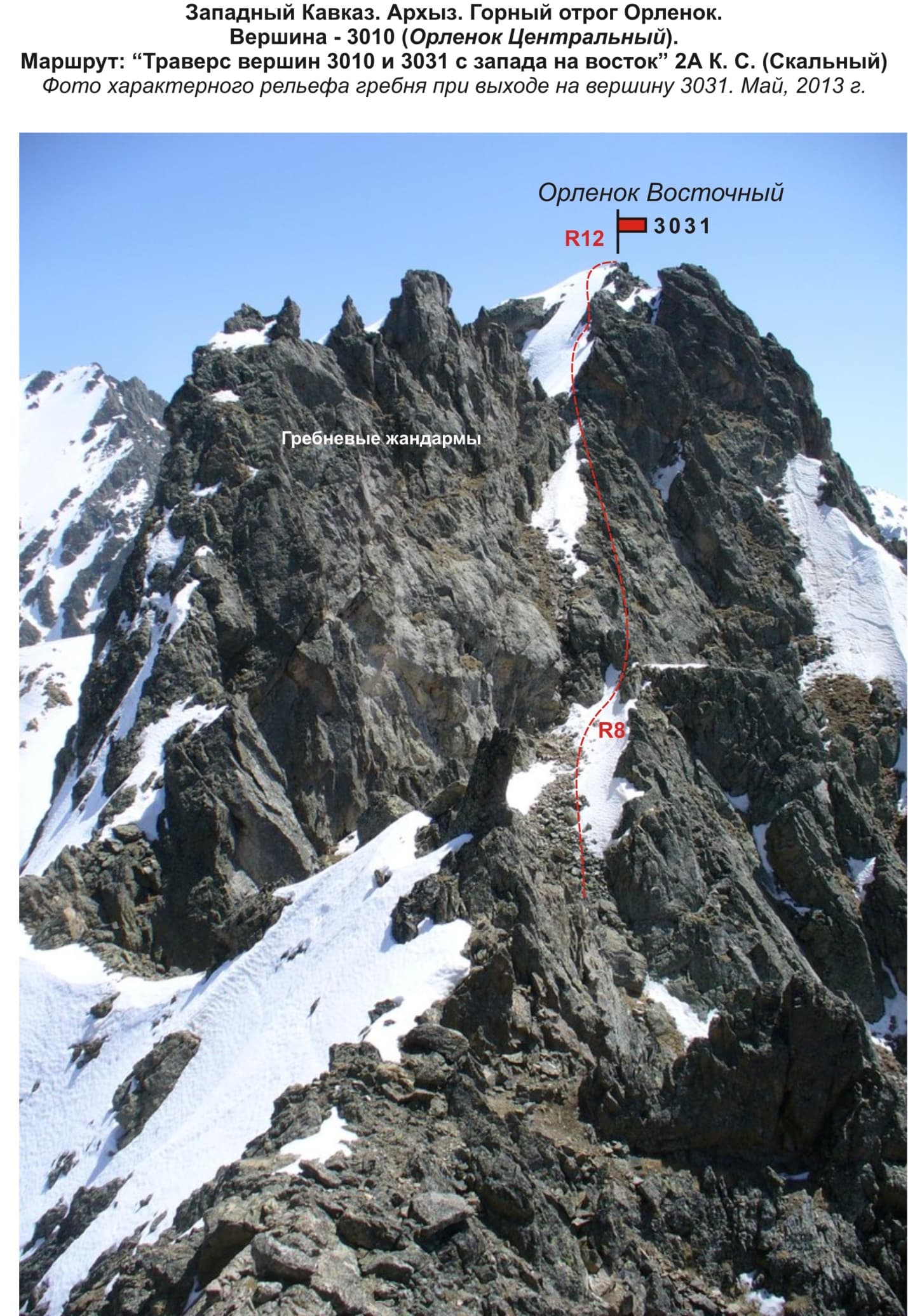 Выход на вершину 3031